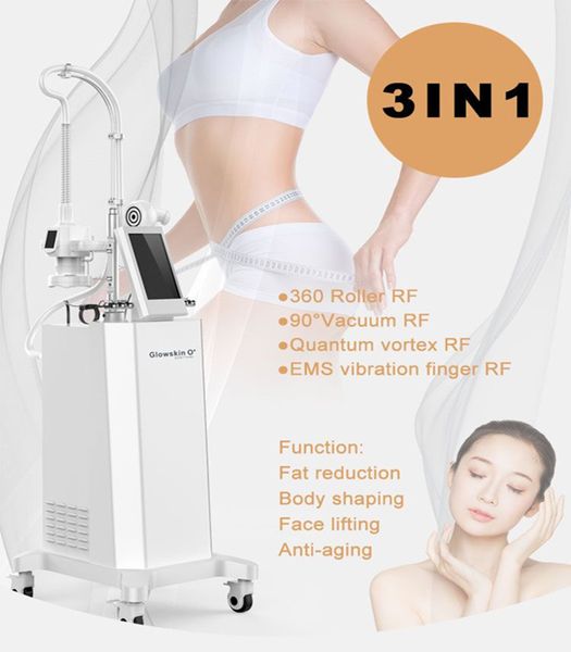 Auto-RF Golden Finger Face Massager 360 graus Rotação de gordura perda infravermelha infravermelha IR RF Fast Body Slimming Machine