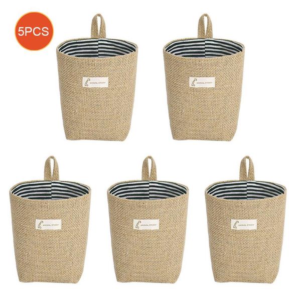 

storage bags deskbag sundries hanging wall-mounted small pocket behind the door dormitory sorting