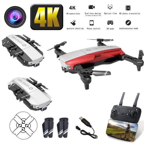

foldable rc drone 4k mini drones with hd camera helicopter remote control quadcopter 1080p dron toys for kids gift