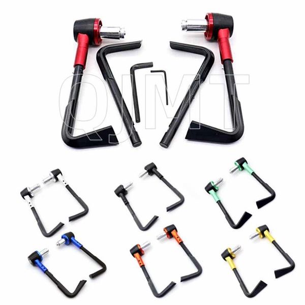 

handlebars motorcycle 7/8 22mm motorbike clutch & brake lever guard set protector guards