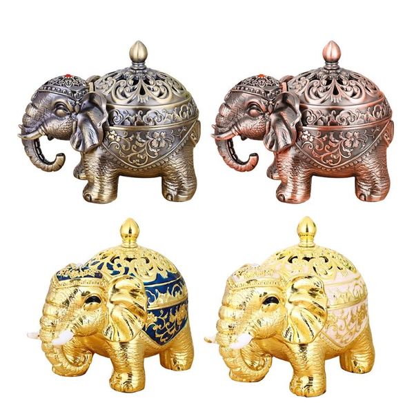 

elephant censer incense burner holder handicraft home decor for tea room office bedroom study fragrance lamps