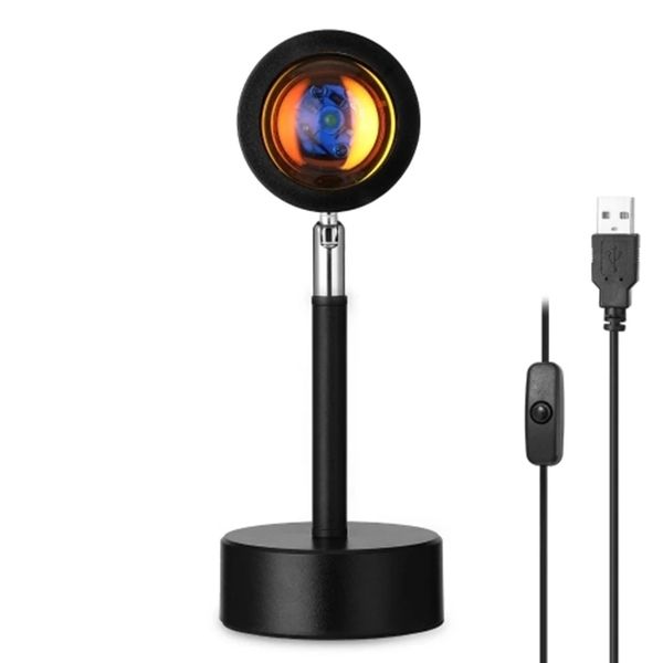 

sunset projection lamp romantic visual night light projector simulating sunlight led 180Â°