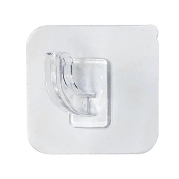 

hooks & rails 10pcs home kitchen wall rack strong adhesive hook is and transparent punch-universal