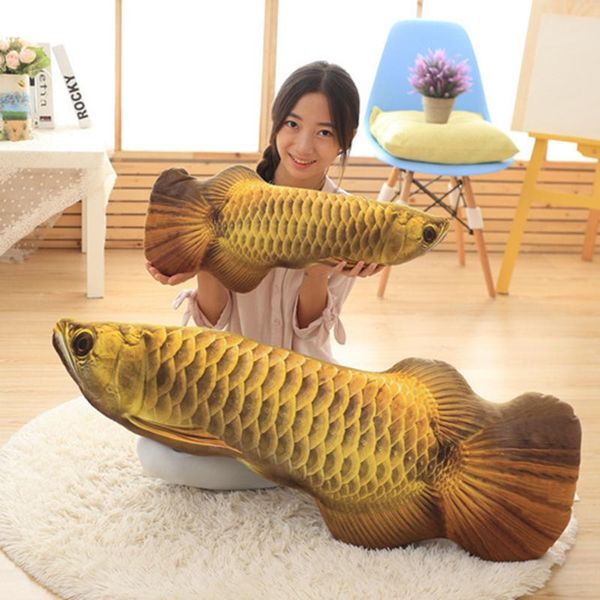 

cat toys pet soft plush 3d fish shape toy interactive gifts catnip stuffed pillow doll simulation playing for pets