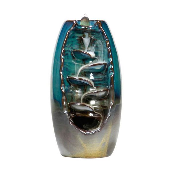 

sachet bags 2021 backflow incense burner ceramic furnace lotus home office crafts holder decoration