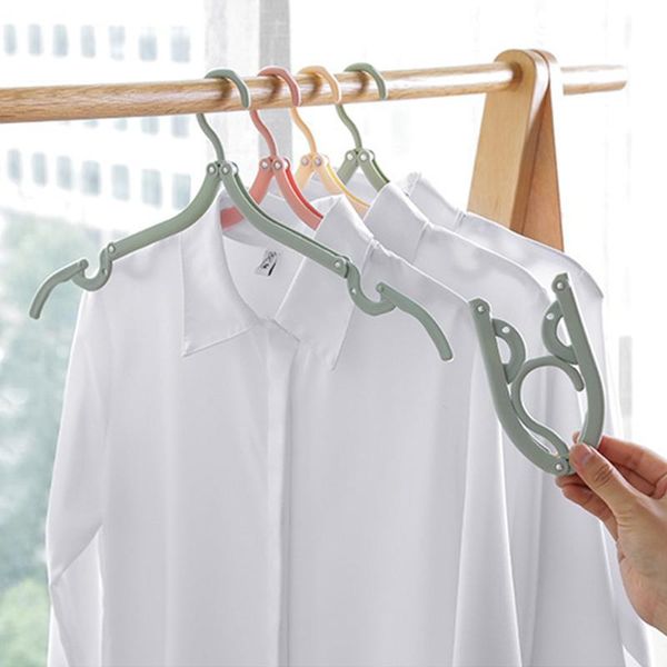 

hangers & racks 1pc folding hanger clothes drying rack outdoor portable travel household foldable non-slip for