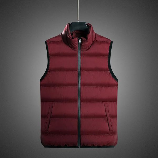 

men's vests mens vest jacket men autumn warm sleeveless jackets male winter casual waistcoat plus size veste homme brand clothing y505, Black;white