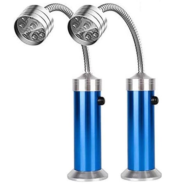 

tools & accessories grill light set, magnetic base super bright bbq lights - 360 degree flexible gooseneck led with 3 brightness levels