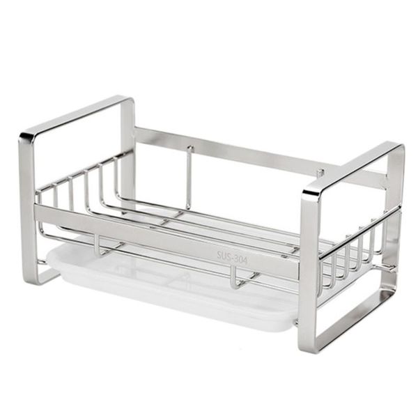 

1pc multifunctional kitchen drain rack storage shelf sink & organization