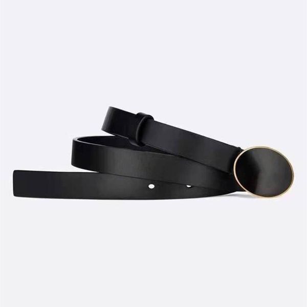 

olige women's belt leather 2.0cm width classic style belts, Black;brown