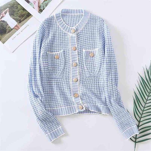 

women summer plaid shirts blouses za long sleeve pockets v-neck female sweet street smock clothing blusas camisa 210513, White