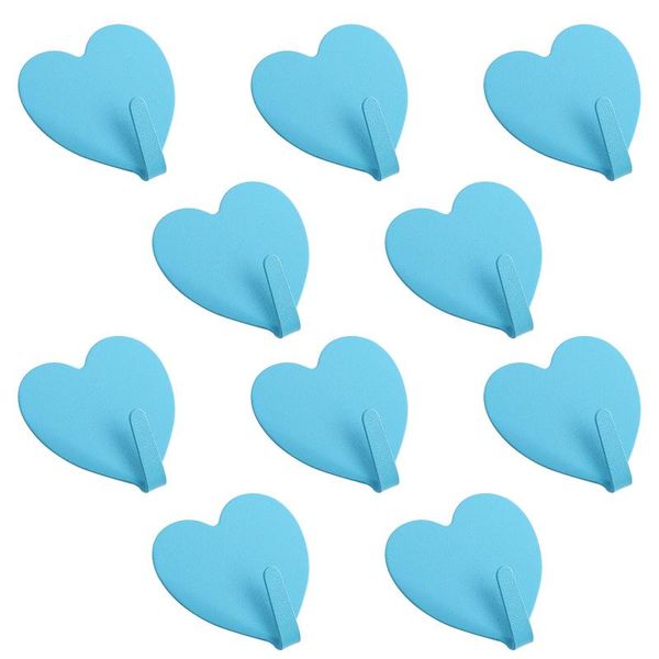 

hooks & rails 10pcs punch practical iron self-adhesive wall for home