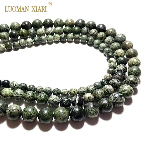 

other wholesale + green zebra jaspers natural stone round beads for jewelry making diy bracelet necklace 6/8/10 mm strand 15''