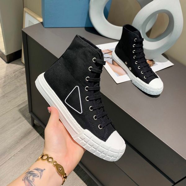 

rs ladies runners trainers shoe women cotton canvas high casual shoes sneaker fashion off road motorcycle tires sole sneakers with box size, Black