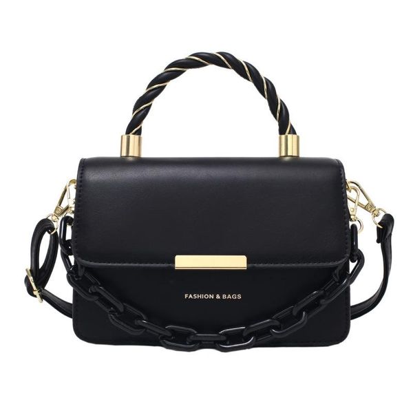 

evening bags chain fashion handbags 2021 designer simple one-shoulder messenger bag portable texture small square