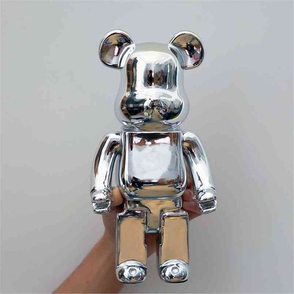 Ev dekorasyon 28 cm 400% @ Rbrick Oyunları Yılın Hediye Oyun Modeli Kaplama Reçine Elektronik Oyunlar Çocuk Oyuncakları 210910