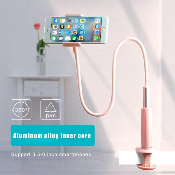 

cell phone mounts & holders holder bed gooseneck mount flexible arm bracket for smartphone bedroom deskgk99