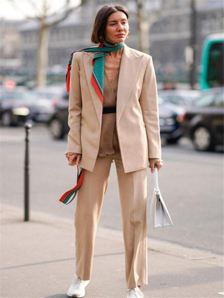 

custom made 2 piece set (jacket+vest) women elegant pants suits ladies business pant formal office women's two, White