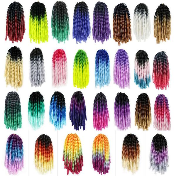 

hair crochet twist braids spring nubian, Black