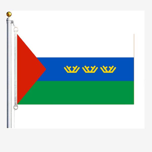 

tyumen oblast flags 90 x 150 cm, 100 % polyester, digitaldruck