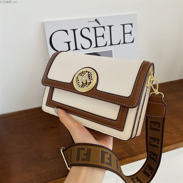 

new women's bags 78% off outlet store bag 2021 new korean fashion wide belt small square texture foreign style single shoulder diagonal