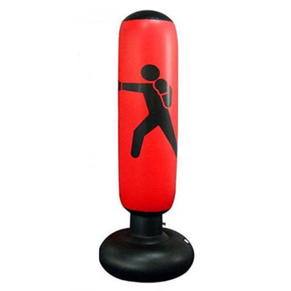 

sand bag standing punching boxing cardio kickboxing fitness training home