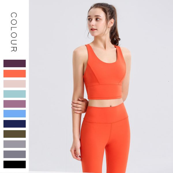 

women's suit running yoga tight sports vest slim two piece set the same, Gray