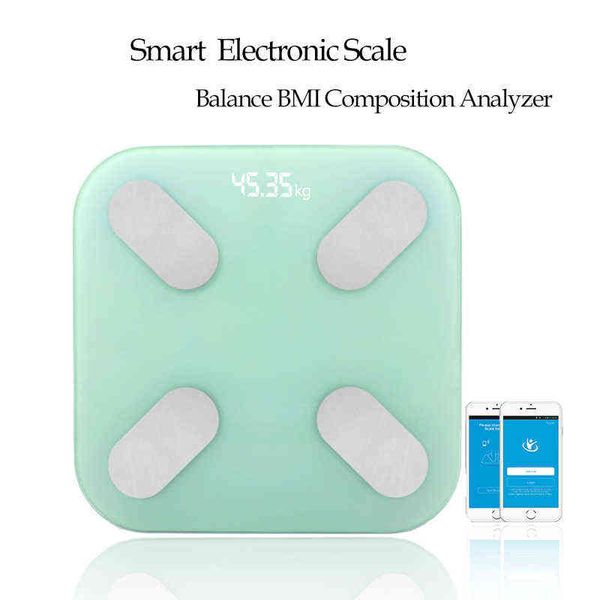 Bagno Electron Body Scale Smart Home Bilance ad alta precisione Bilance da pavimento Accessori per il bagno Analizzatore di salute BMI H1229