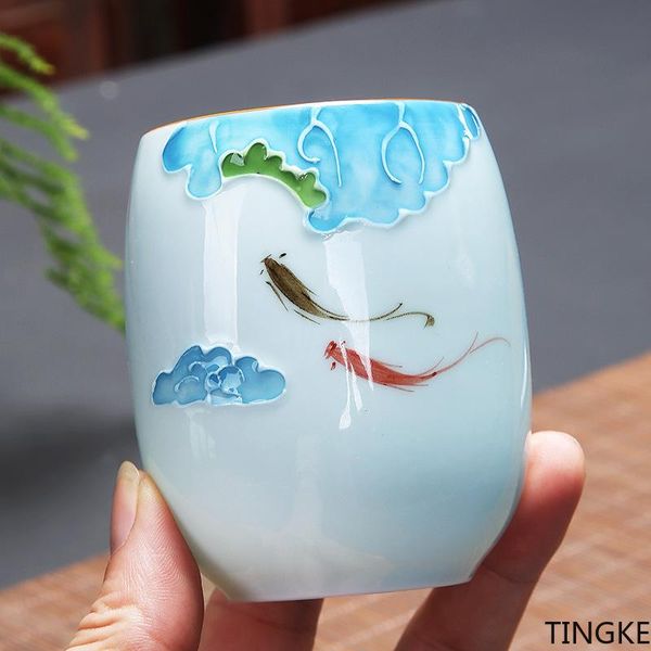 

mugs hand-painted tea cup large ceramic set special handmade japanese single water
