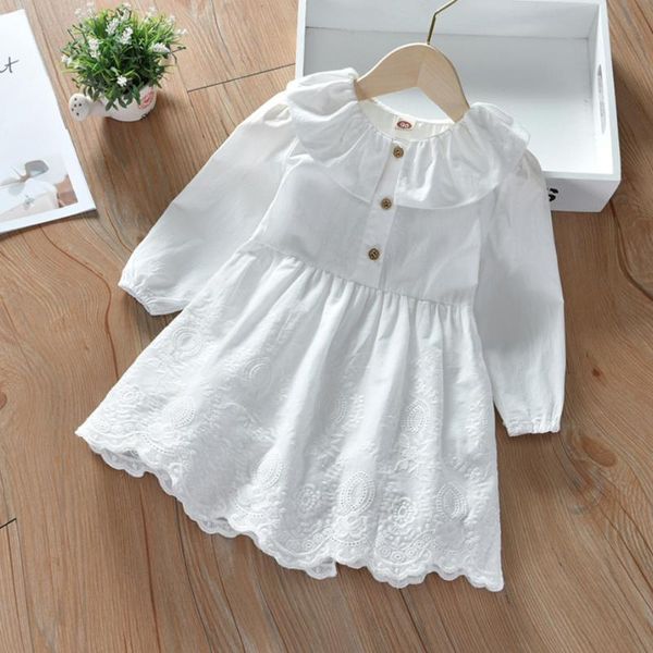 

long sleeve dress for baby girl lace children clothing princess kids dresses sweet costumes girls causal spring wear gifts 1-12y girl's, Red;yellow