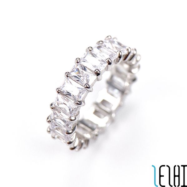 

couple gemstone eternal love iced out wedding ring white diamond s925 sterling silver rings for women friendship engagement promise wed jewe, Slivery;golden