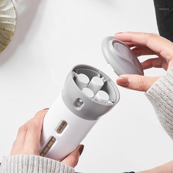 

storage bottles & jars portable 4 in 1 lotion dispenser bottle rotate shampoo shower gel sub-bottle travel emulsion bottling