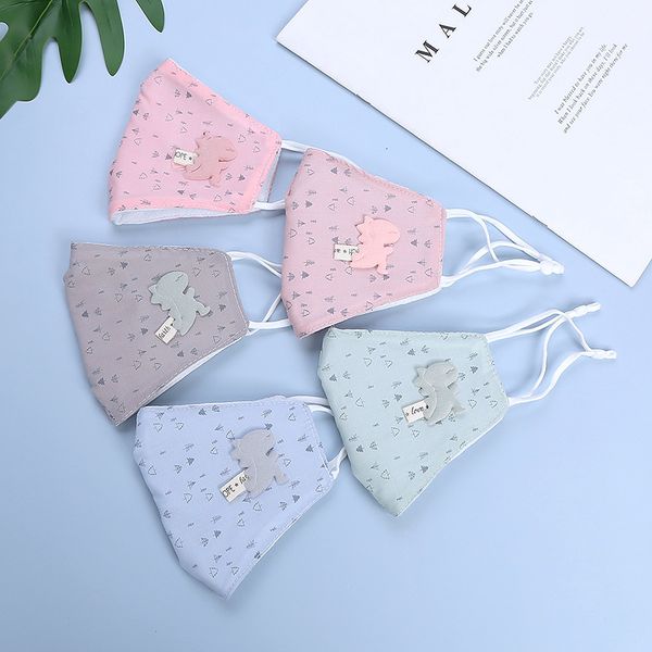 

protective children's cartoon three dimensional pure cotton cloth mask face