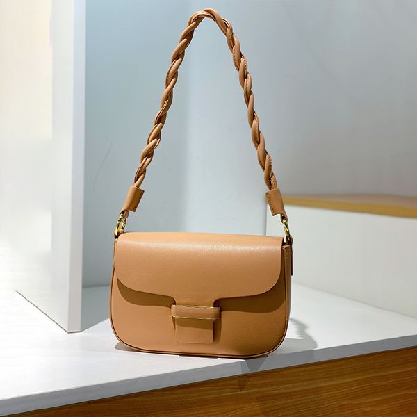 

70% off luxury handbag niche design 2021 new versatile messenger buckle mini square korean genuine leather underarm bag 3n30 frq6