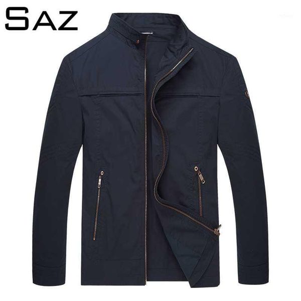 

men's jackets saz mens spring summer fashion casual thin male windbreakers college bomber black windcheater hommes varsity jacket, Black;brown