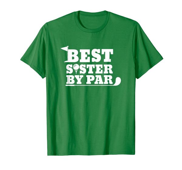 

women's golf t shirt sister by par, White;black