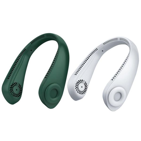 

electric fans portable hanging neck fan usb rechargeable adjustable air cooler summer outdoor travel handsbladeless