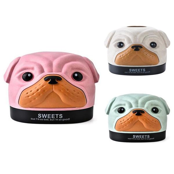 

home car tissue box container cartoon dog napkin dispenser facial hand paper case storage holder office deskdecor boxes & napkins