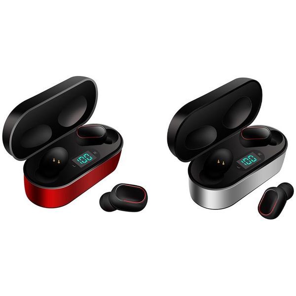 

mini bluetooth 5.1 earphones wireless headphones 9d sports waterproof earphone headset with microphone &