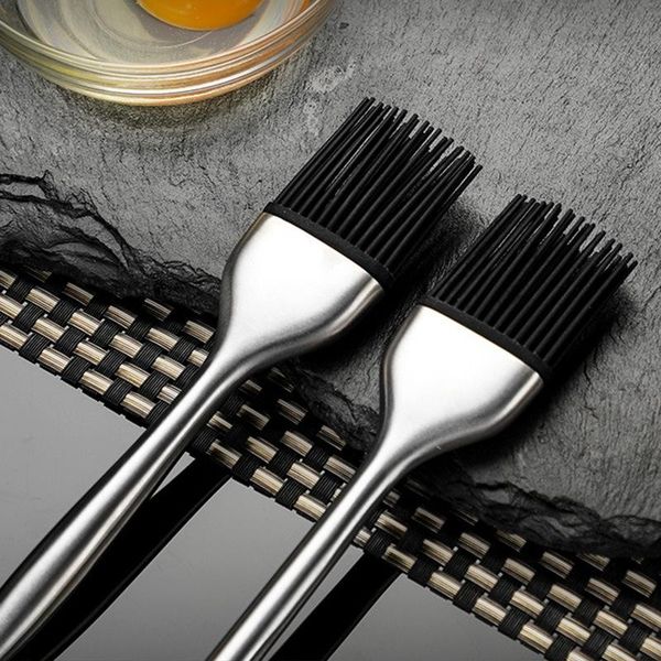 

tools & accessories pastry basting brush barbecue cooking bbq heat resistant oil condiment brushes kitchen bar cake baking tool utensil supp