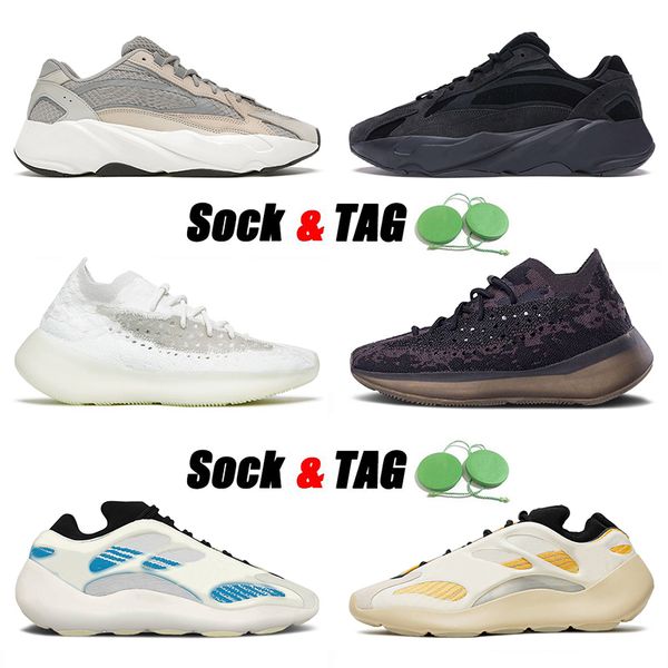 

kanye 380 700 running shoes men women cream static calcite glow alien blue kyanite azareth outdoor sport sneakers trainers wholesale oversiz, White;red