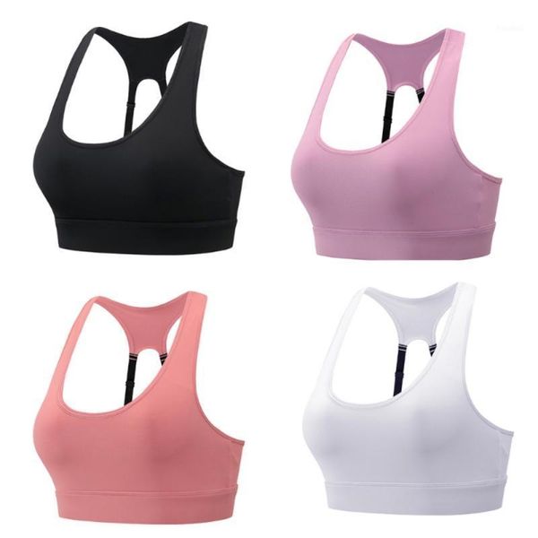 

yoga outfit quick-drying shockproof gathering push up sports wear lingerie comfortable vest women bra