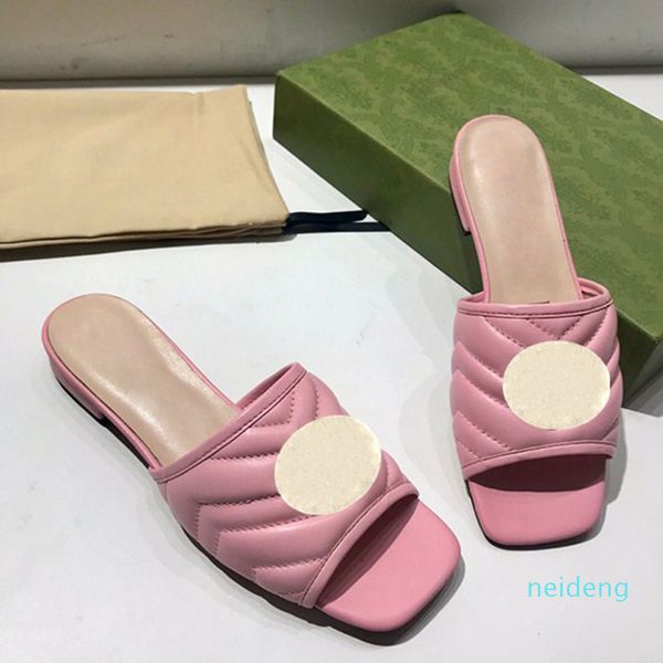 2021 Sommer Luxus Designer Slipper Damen Sandale Druck Baumwollstoff Tuch Pailletten Schuh Outdoor Rasen Damen Schuhe Strand Große Größe 35-42