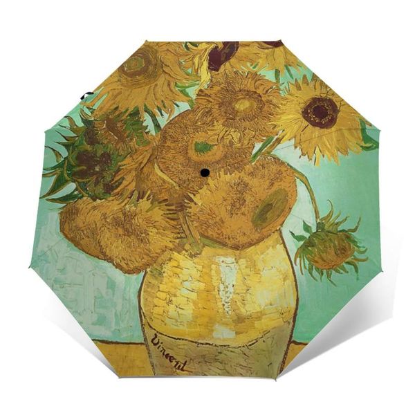

umbrellas floral umbrella automatic wind proof stylish art golf portable