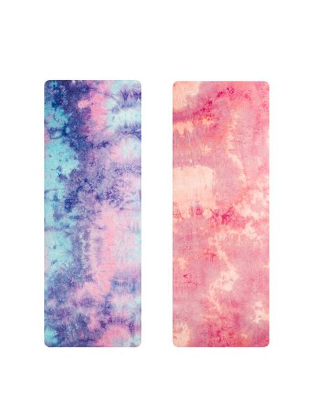

suede yoga mat non-slip weight loss exercise gymnastics fitness pilates comfortable sweat-absorbent 5mm 183 * 68cm mats