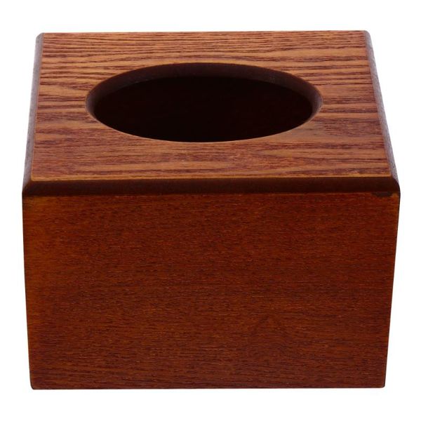 

1pc wooden tissue box paper deskcontainer napkin controller holder boxes & napkins