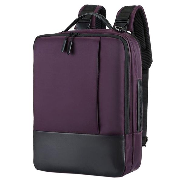 

backpack men women student zipper work tote anti-theft with usb port large capacity travel nylon daily lapsoft waterproof