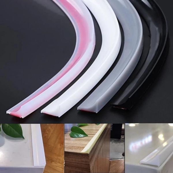 

other bath & toilet supplies silicone water ser bendable kitchen counterretaining strip bathroom shower threshold dam barrie