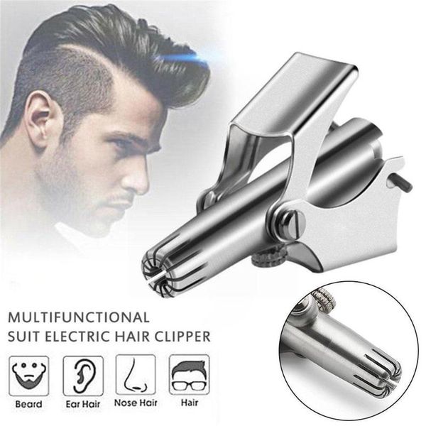 

electric nose & ear trimmers 1pcs steel hair trimmer men's manual scissors cutter trimming j3k6