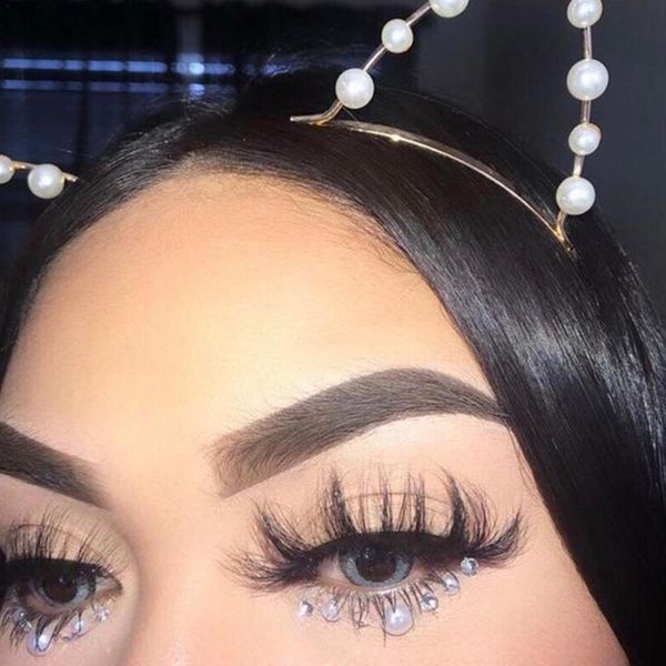 

false eyelashes 3d mink 3/10 pairs makeup wispy lashes volume natural fake long thick x9f1